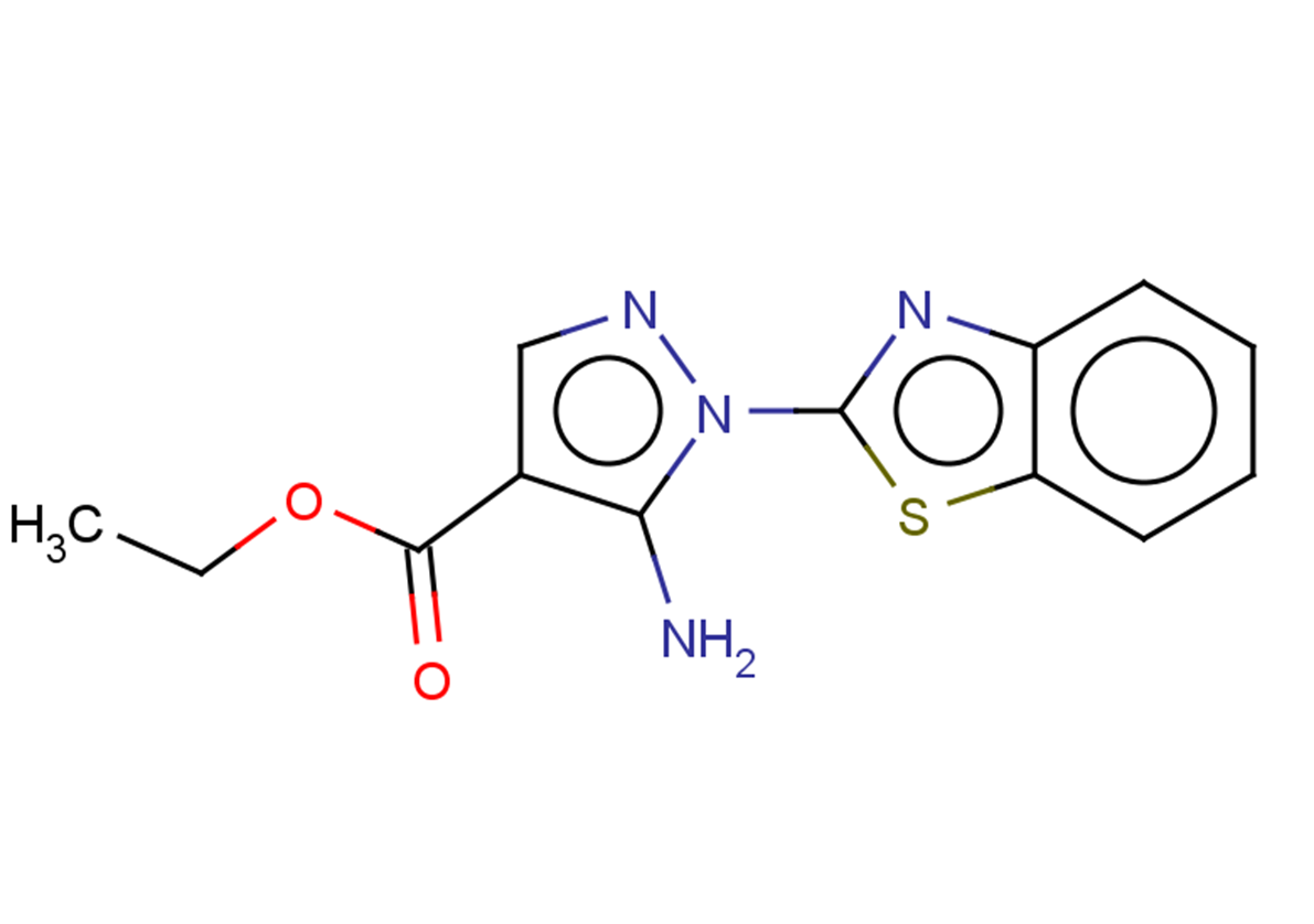 ethyl 5-amino-1-(1,3-benzothiazol-2-yl)-1H-pyrazole-4-carboxylate
