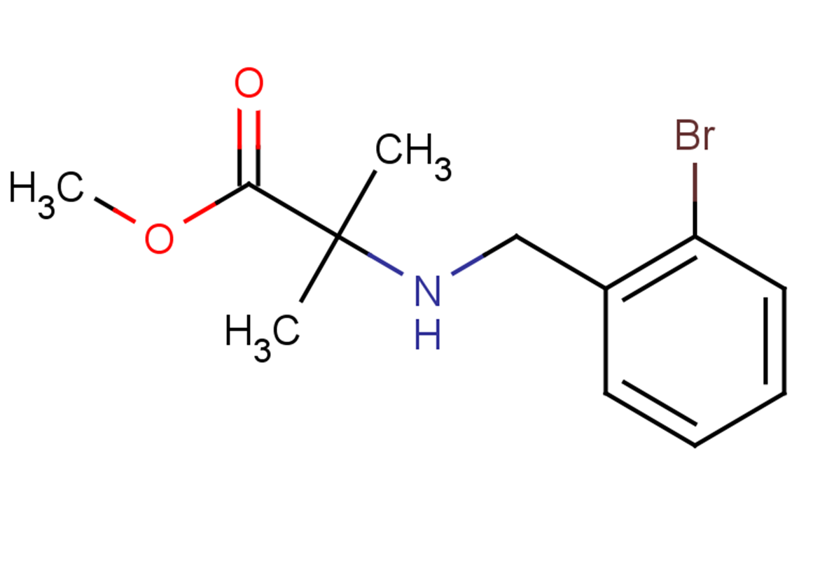 methyl 2-{[(2-bromophenyl)methyl]amino}-2-methylpropanoate