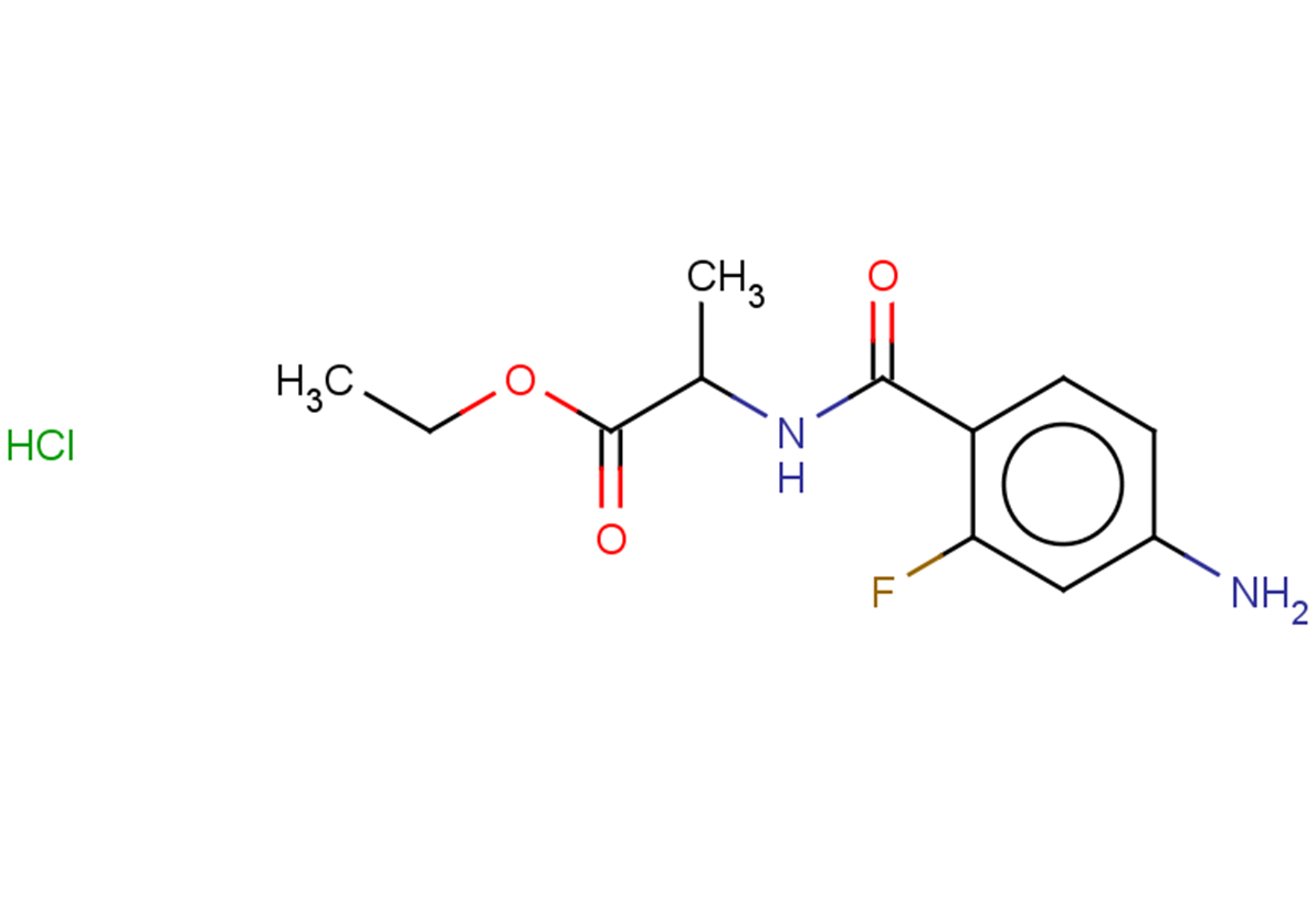 ethyl 2-[(4-amino-2-fluorophenyl)formamido]propanoate hydrochloride