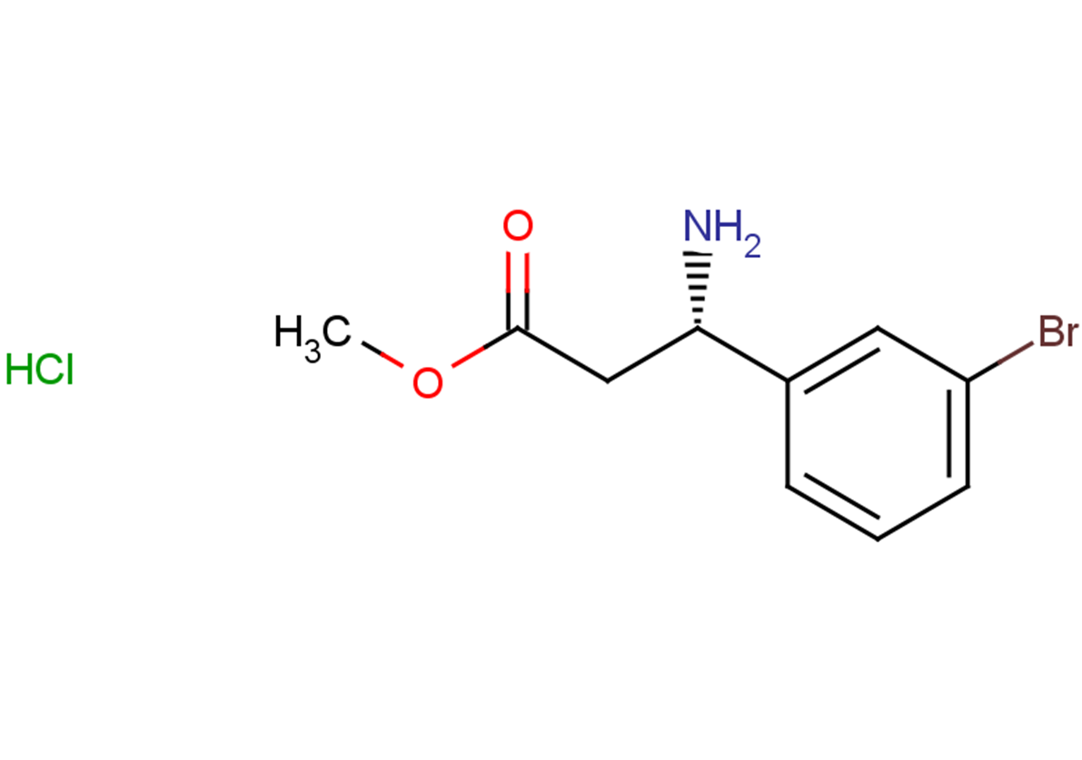 methyl (3S)-3-amino-3-(3-bromophenyl)propanoate hydrochloride