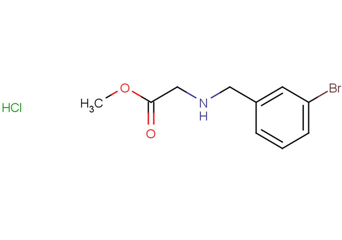 methyl 2-{[(3-bromophenyl)methyl]amino}acetate hydrochloride