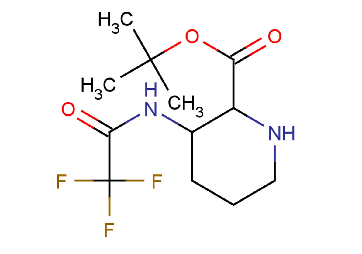 tert-butyl 3-(2,2,2-trifluoroacetamido)piperidine-2-carboxylate