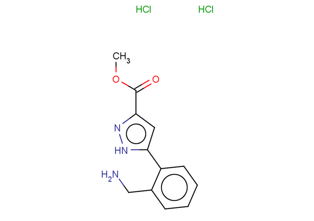 methyl 5-[2-(aminomethyl)phenyl]-1H-pyrazole-3-carboxylate dihydrochloride