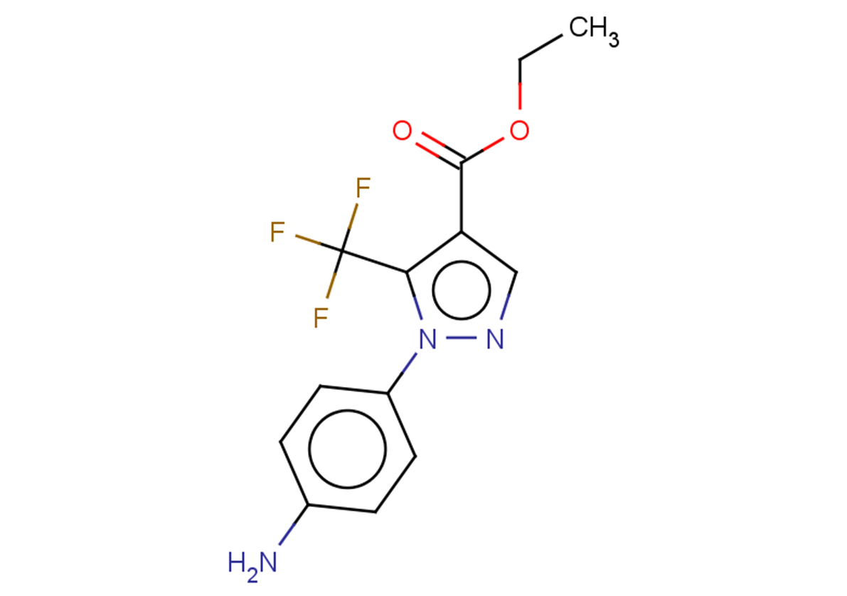 ethyl 1-(4-aminophenyl)-5-(trifluoromethyl)-1H-pyrazole-4-carboxylate
