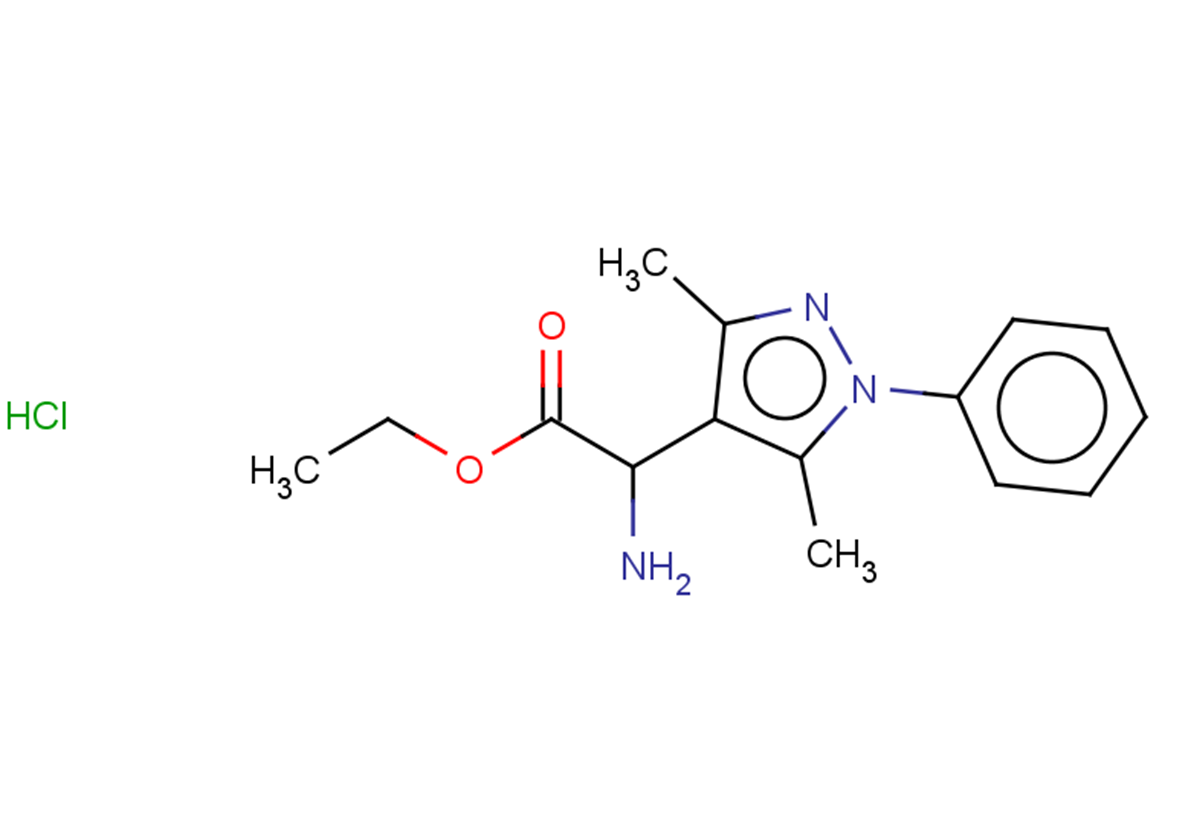 ethyl 2-amino-2-(3,5-dimethyl-1-phenyl-1H-pyrazol-4-yl)acetate hydrochloride