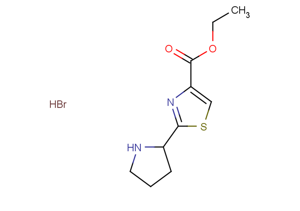 ethyl 2-(pyrrolidin-2-yl)-1,3-thiazole-4-carboxylate hydrobromide