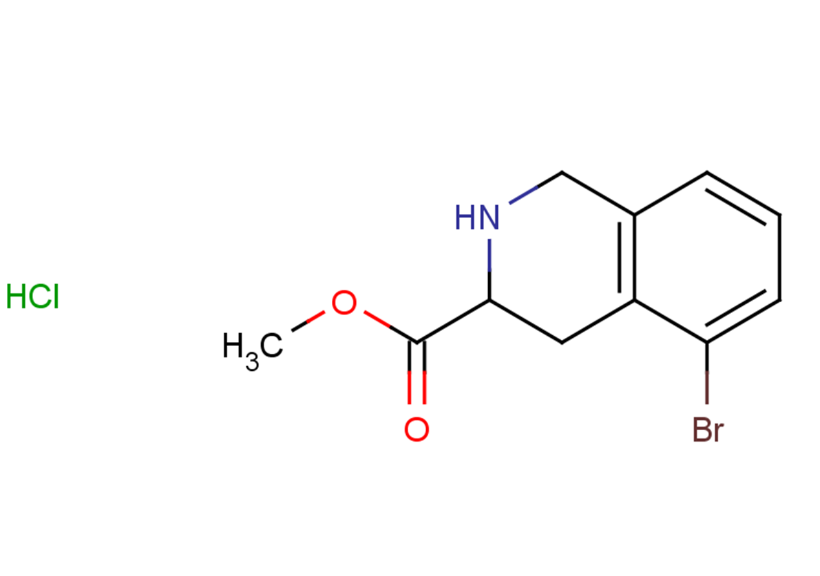 methyl 5-bromo-1,2,3,4-tetrahydroisoquinoline-3-carboxylate hydrochloride