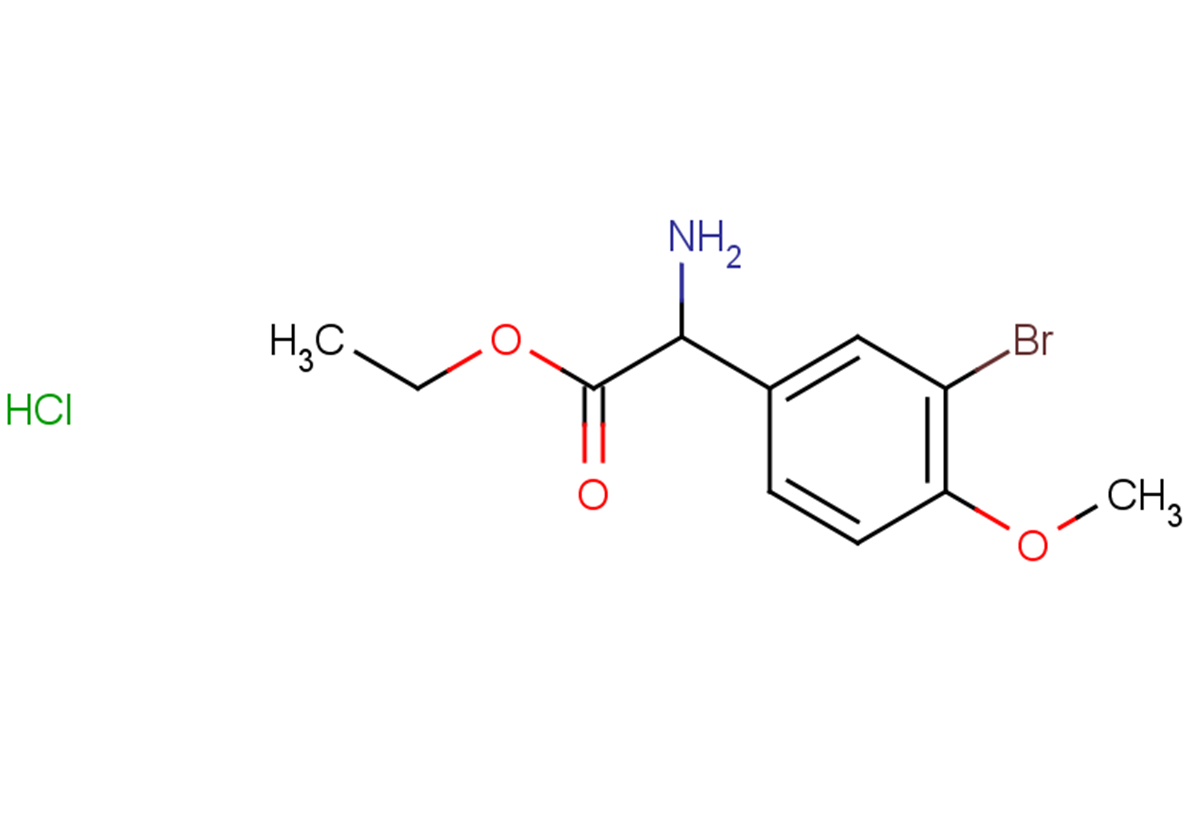 ethyl 2-amino-2-(3-bromo-4-methoxyphenyl)acetate hydrochloride