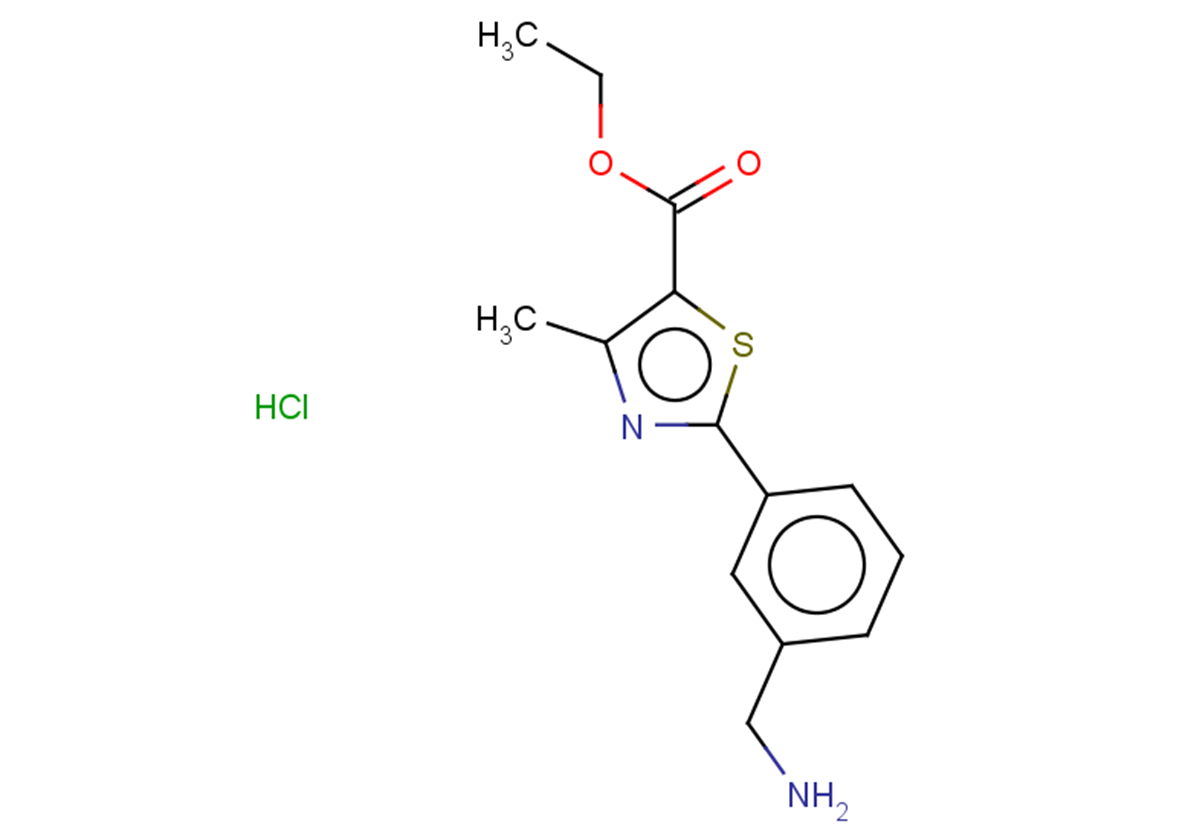 ethyl 2-[3-(aminomethyl)phenyl]-4-methyl-1,3-thiazole-5-carboxylate hydrochloride