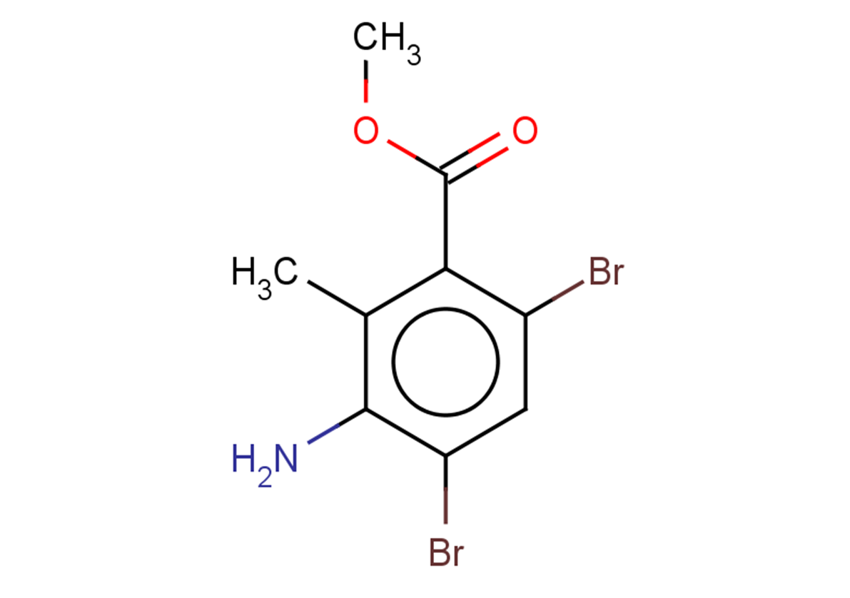 methyl 3-amino-4,6-dibromo-2-methylbenzoate