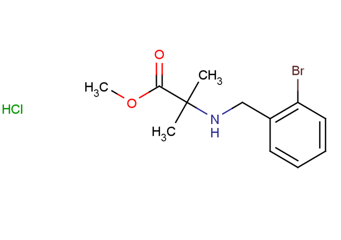methyl 2-{[(2-bromophenyl)methyl]amino}-2-methylpropanoate hydrochloride