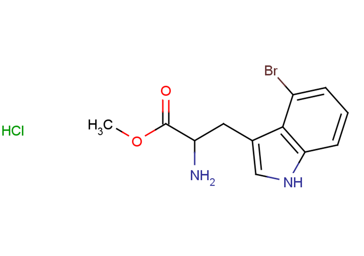 methyl 2-amino-3-(4-bromo-1H-indol-3-yl)propanoate hydrochloride