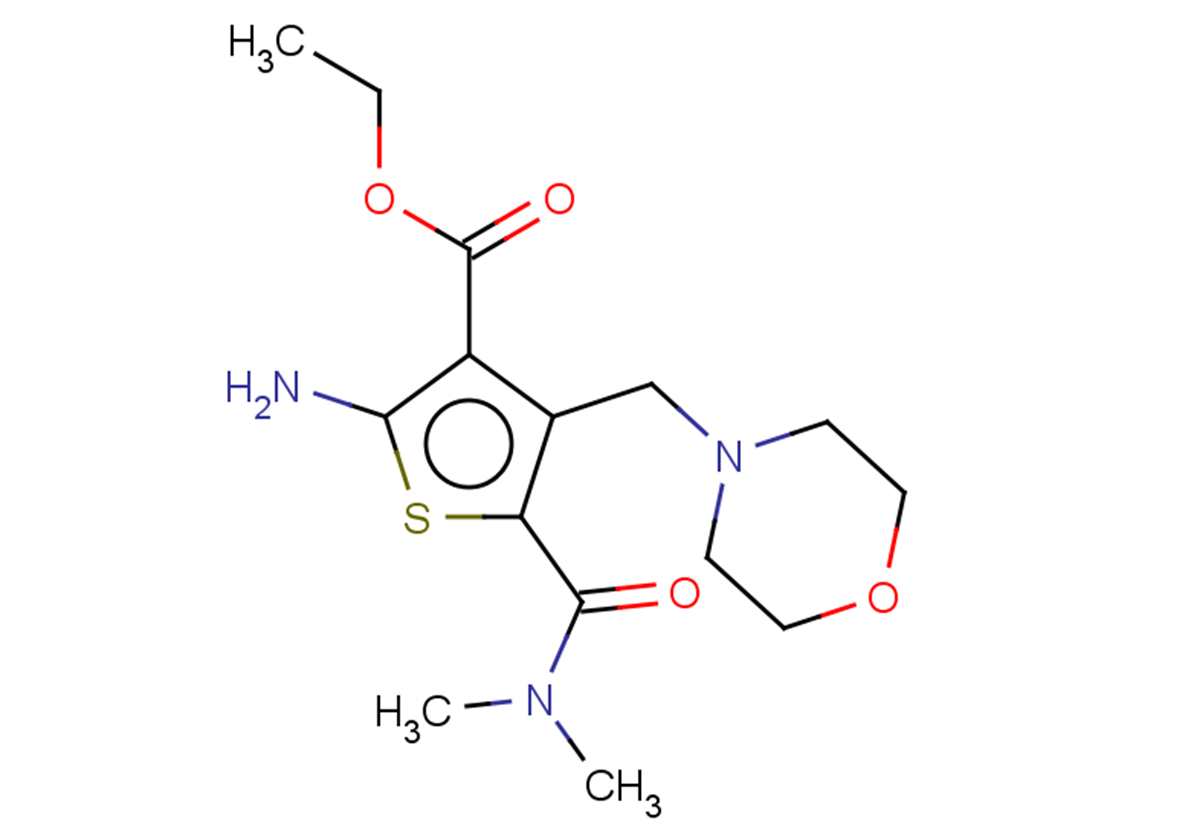 ethyl 2-amino-5-(dimethylcarbamoyl)-4-(morpholin-4-ylmethyl)thiophene-3-carboxylate
