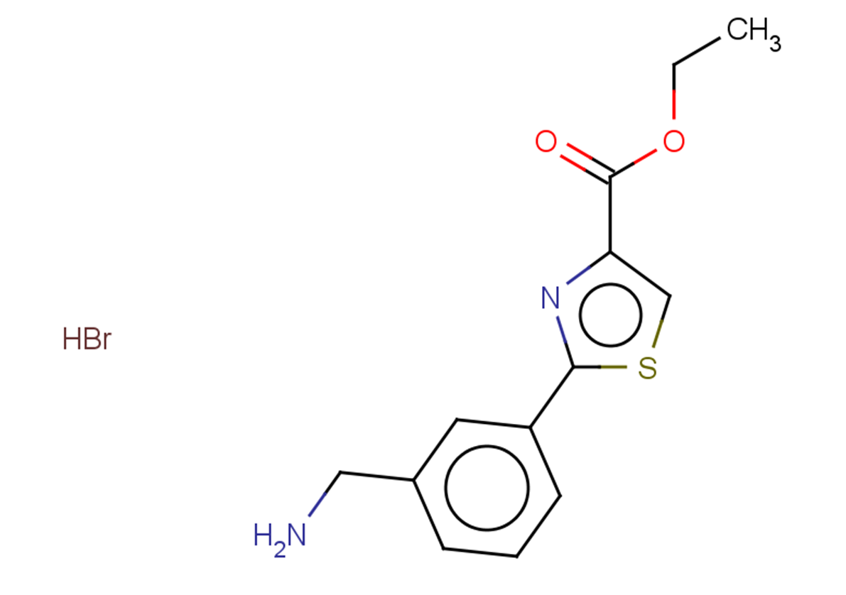 ethyl 2-[3-(aminomethyl)phenyl]-1,3-thiazole-4-carboxylate hydrobromide