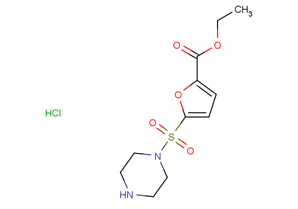ethyl 5-(piperazine-1-sulfonyl)furan-2-carboxylate hydrochloride