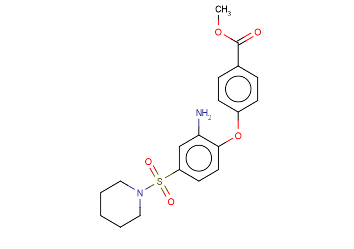 methyl 4-[2-amino-4-(piperidine-1-sulfonyl)phenoxy]benzoate