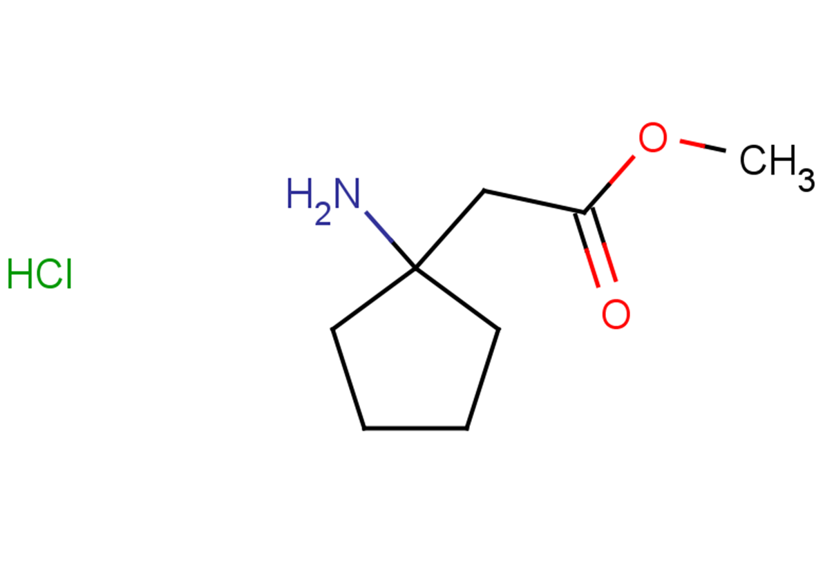 methyl 2-(1-aminocyclopentyl)acetate hydrochloride
