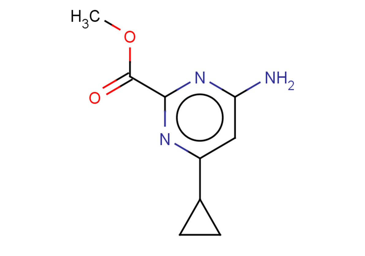 methyl 4-amino-6-cyclopropylpyrimidine-2-carboxylate