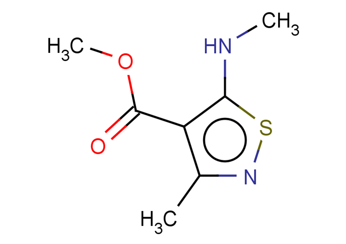 methyl 3-methyl-5-(methylamino)-1,2-thiazole-4-carboxylate