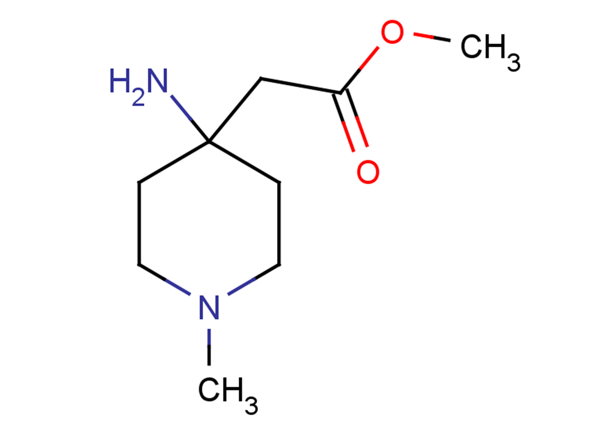 methyl 2-(4-amino-1-methylpiperidin-4-yl)acetate