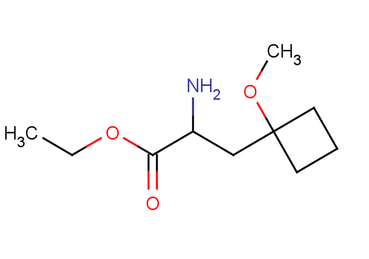ethyl 2-amino-3-(1-methoxycyclobutyl)propanoate