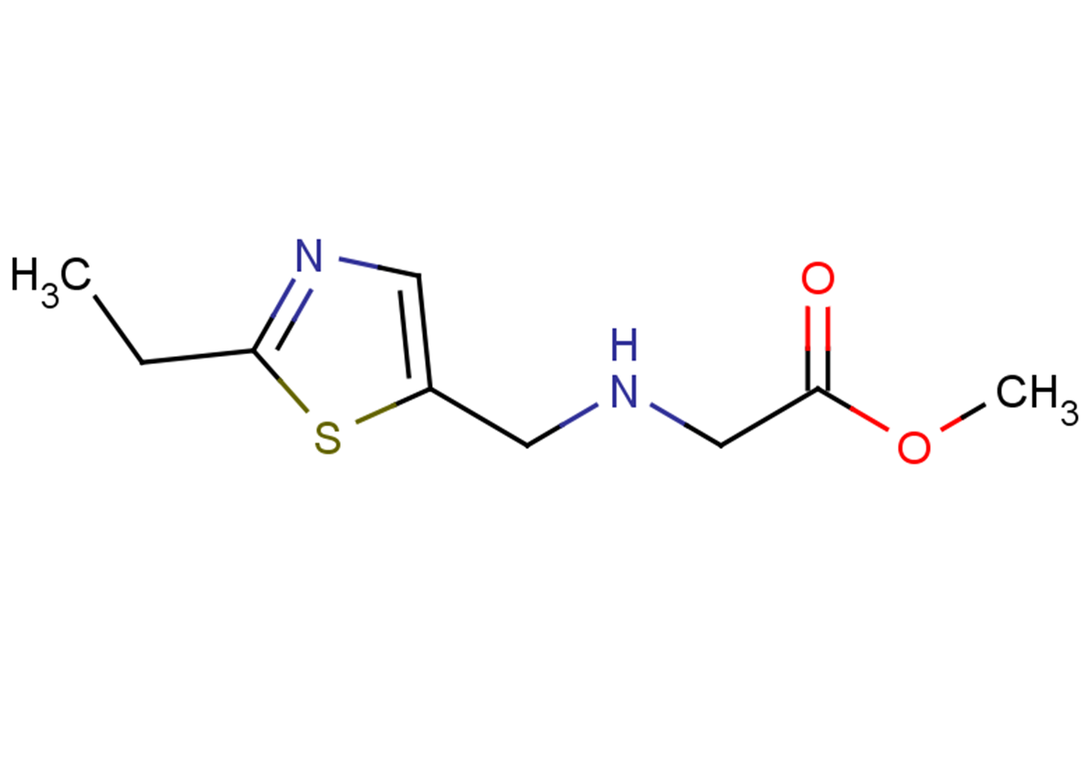methyl 2-{[(2-ethyl-1,3-thiazol-5-yl)methyl]amino}acetate
