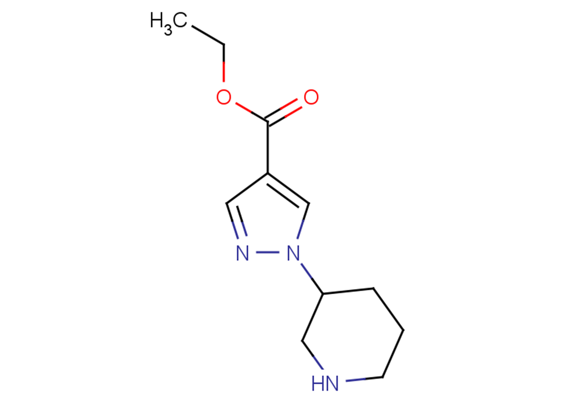 ethyl 1-(piperidin-3-yl)-1H-pyrazole-4-carboxylate