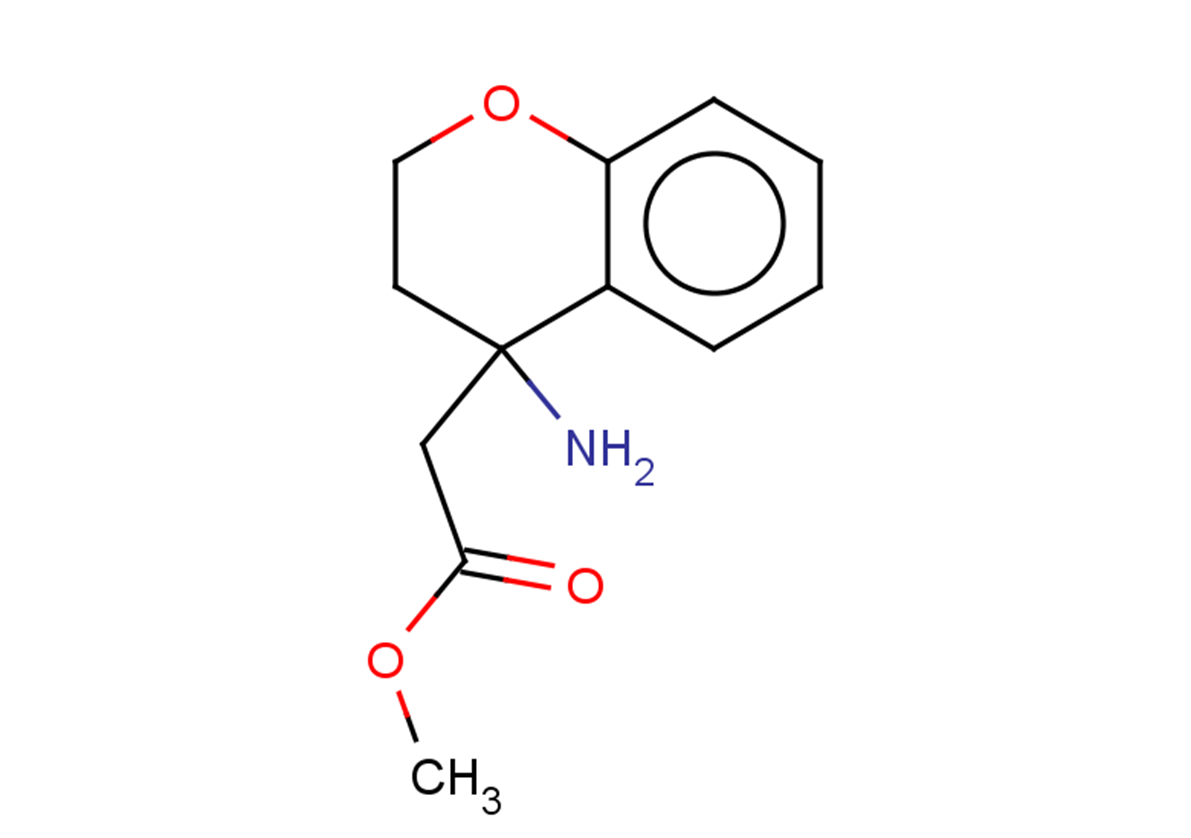 methyl 2-(4-amino-3,4-dihydro-2H-1-benzopyran-4-yl)acetate