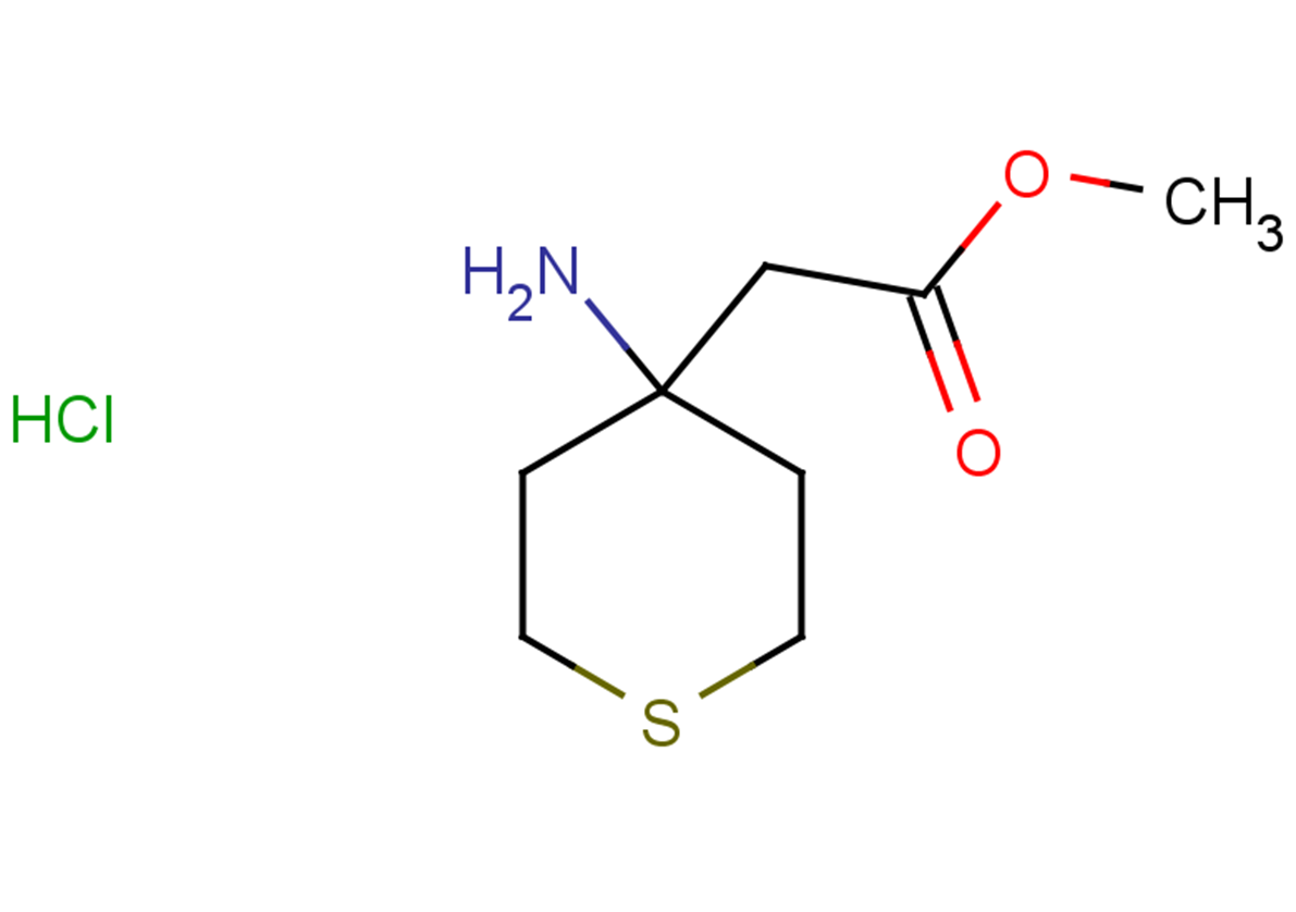 methyl 2-(4-aminothian-4-yl)acetate hydrochloride