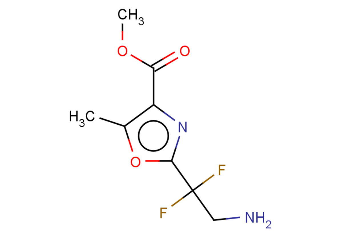 methyl 2-(2-amino-1,1-difluoroethyl)-5-methyl-1,3-oxazole-4-carboxylate