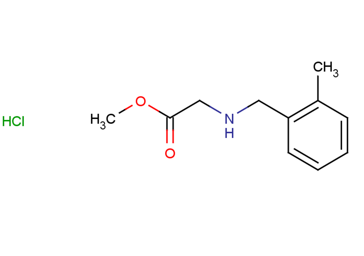 methyl 2-{[(2-methylphenyl)methyl]amino}acetate hydrochloride