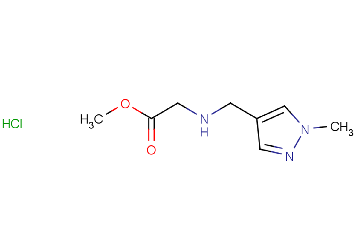 methyl 2-{[(1-methyl-1H-pyrazol-4-yl)methyl]amino}acetate hydrochloride