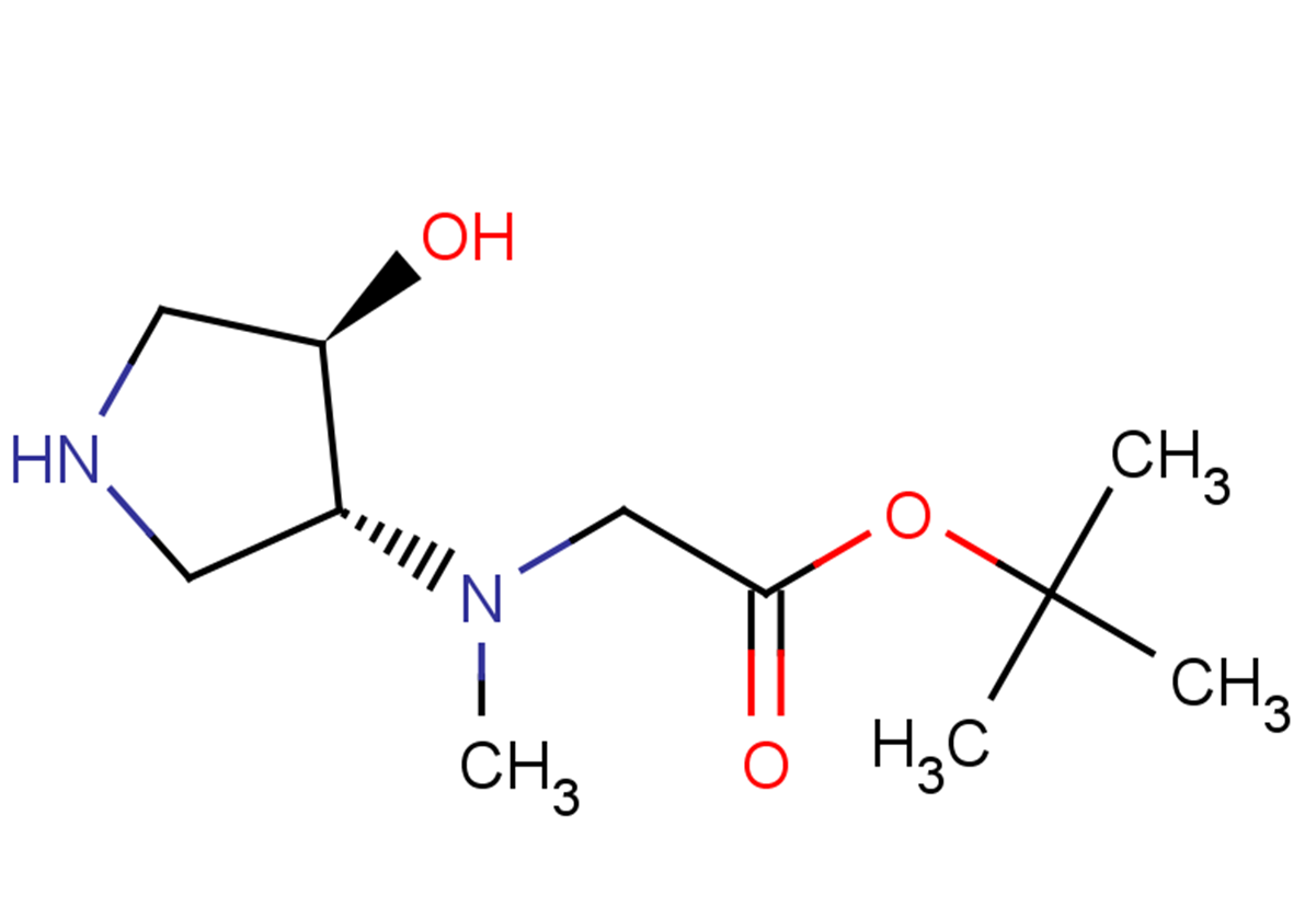 tert-butyl 2-{[(3R,4R)-4-hydroxypyrrolidin-3-yl](methyl)amino}acetate