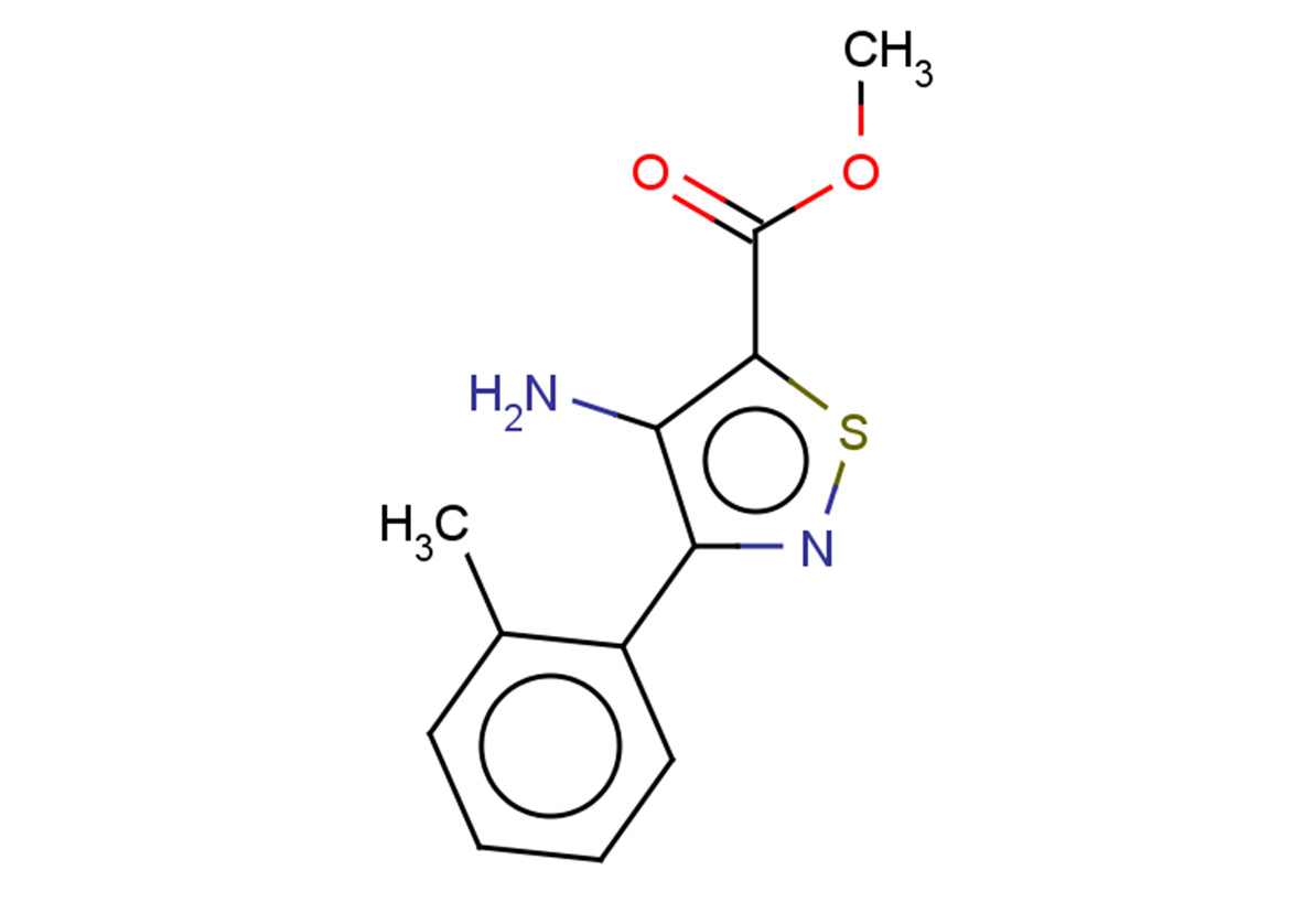 methyl 4-amino-3-(2-methylphenyl)-1,2-thiazole-5-carboxylate