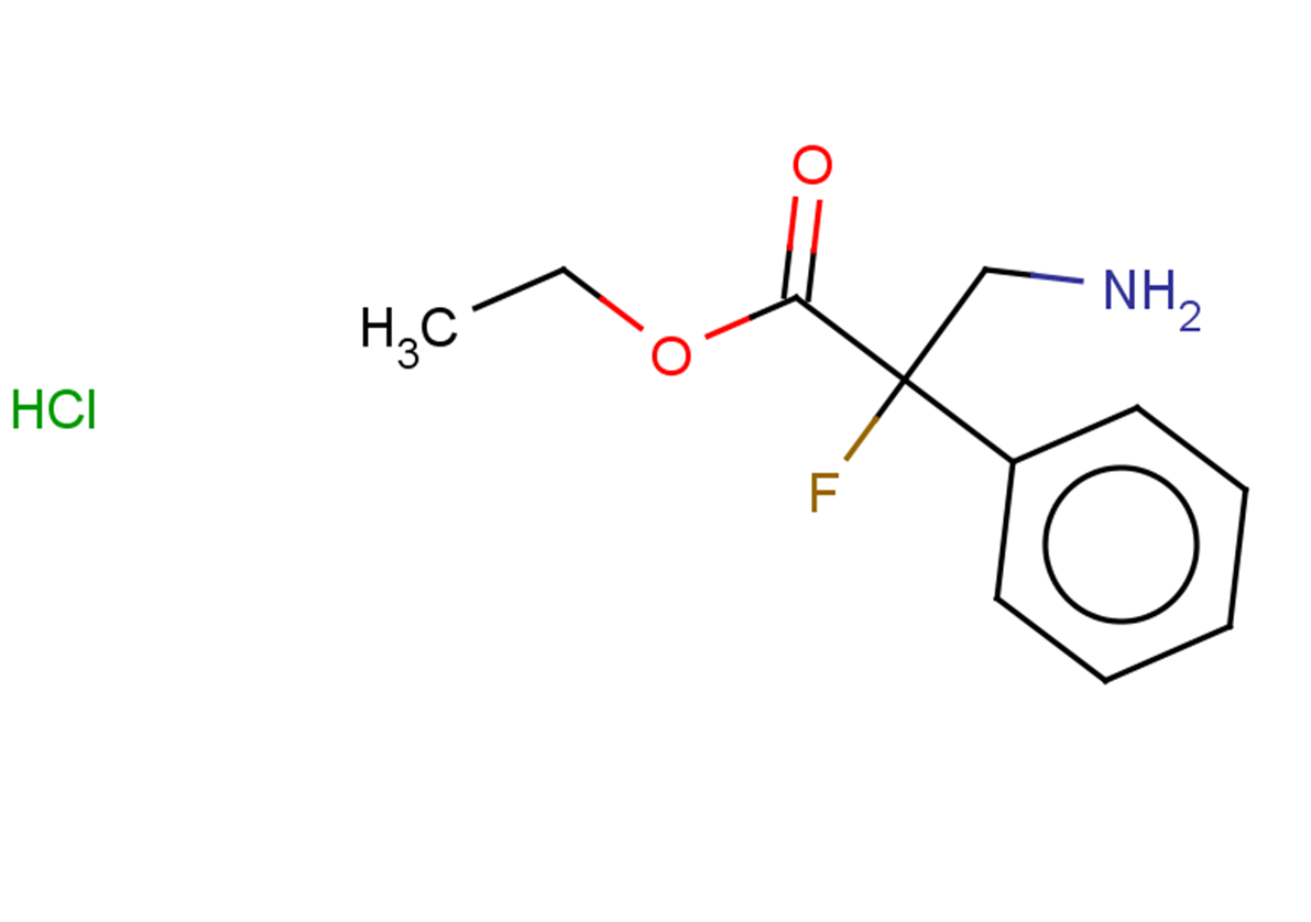 ethyl 3-amino-2-fluoro-2-phenylpropanoate hydrochloride