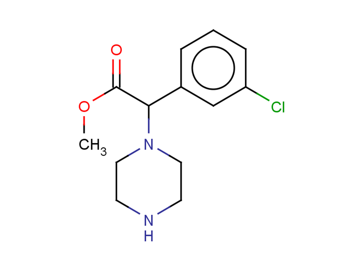 methyl 2-(3-chlorophenyl)-2-(piperazin-1-yl)acetate