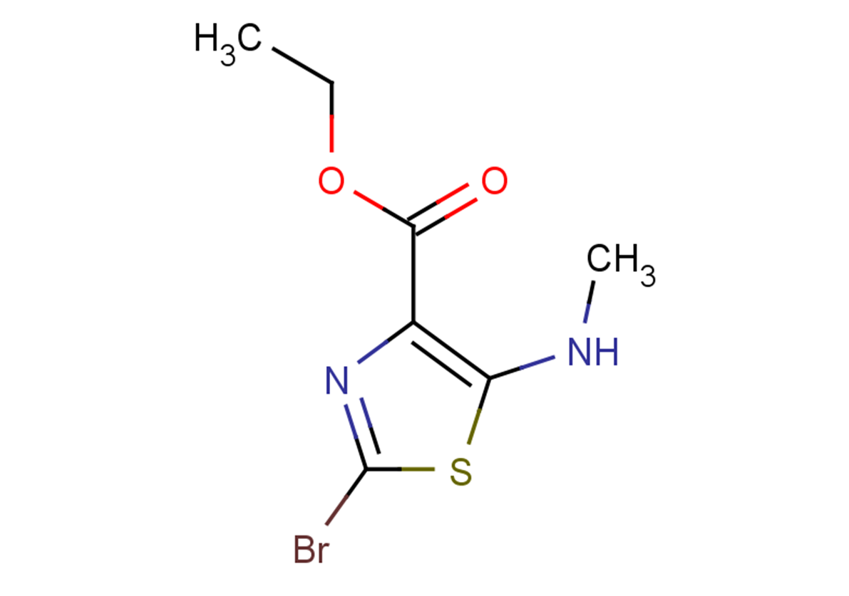 ethyl 2-bromo-5-(methylamino)-1,3-thiazole-4-carboxylate