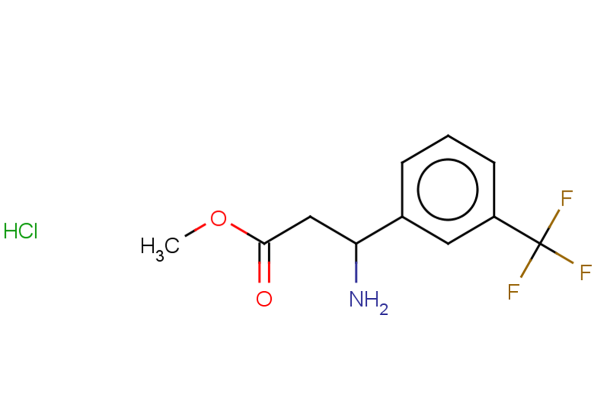 methyl 3-amino-3-[3-(trifluoromethyl)phenyl]propanoate hydrochloride