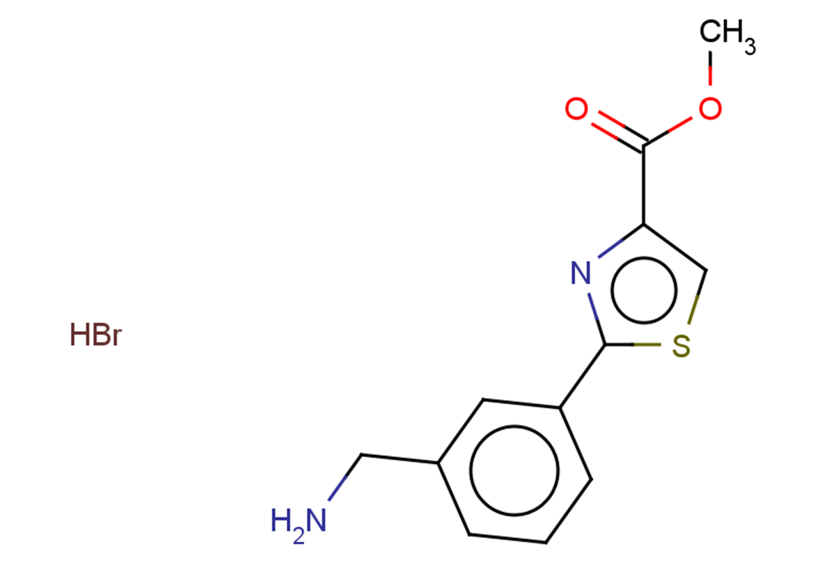 methyl 2-[3-(aminomethyl)phenyl]-1,3-thiazole-4-carboxylate hydrobromide