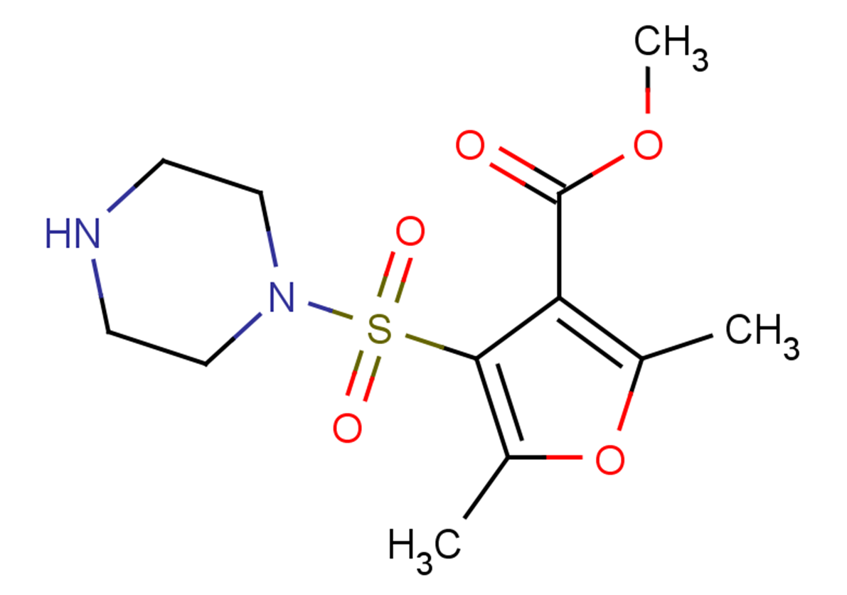 methyl 2,5-dimethyl-4-(piperazine-1-sulfonyl)furan-3-carboxylate
