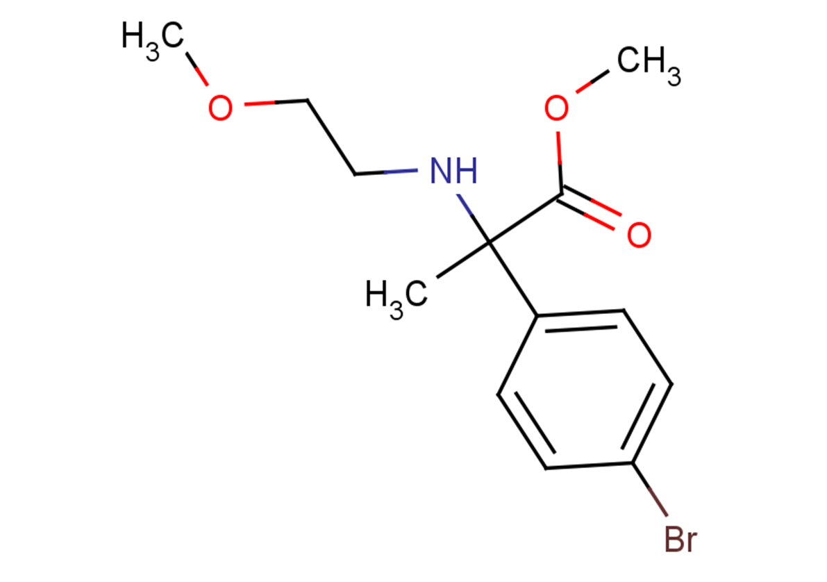 methyl 2-(4-bromophenyl)-2-[(2-methoxyethyl)amino]propanoate