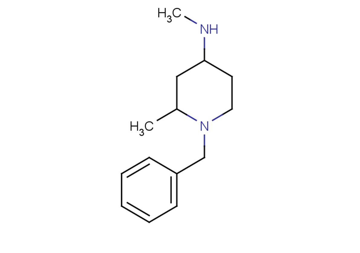 1-benzyl-N,2-dimethylpiperidin-4-amine