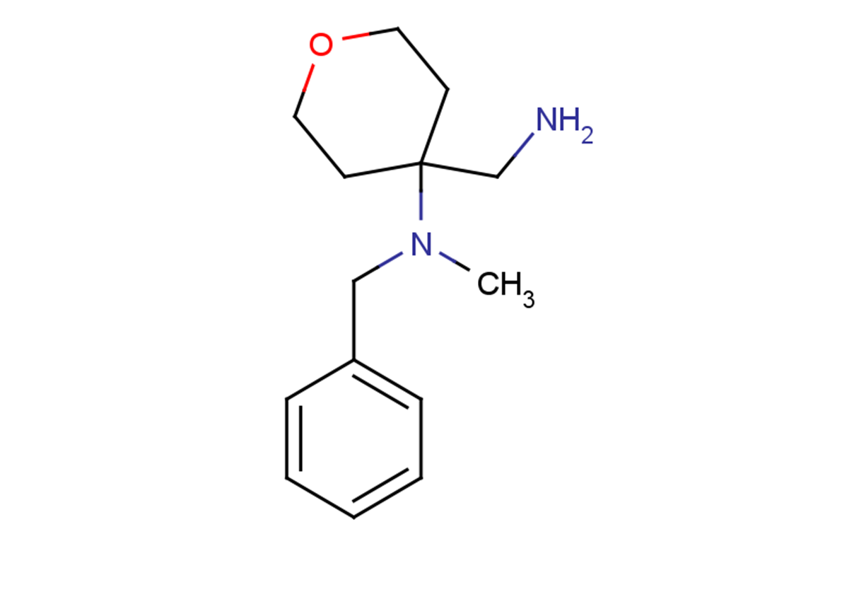 4-(aminomethyl)-N-benzyl-N-methyloxan-4-amine