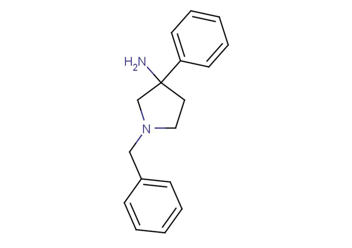 1-benzyl-3-phenylpyrrolidin-3-amine