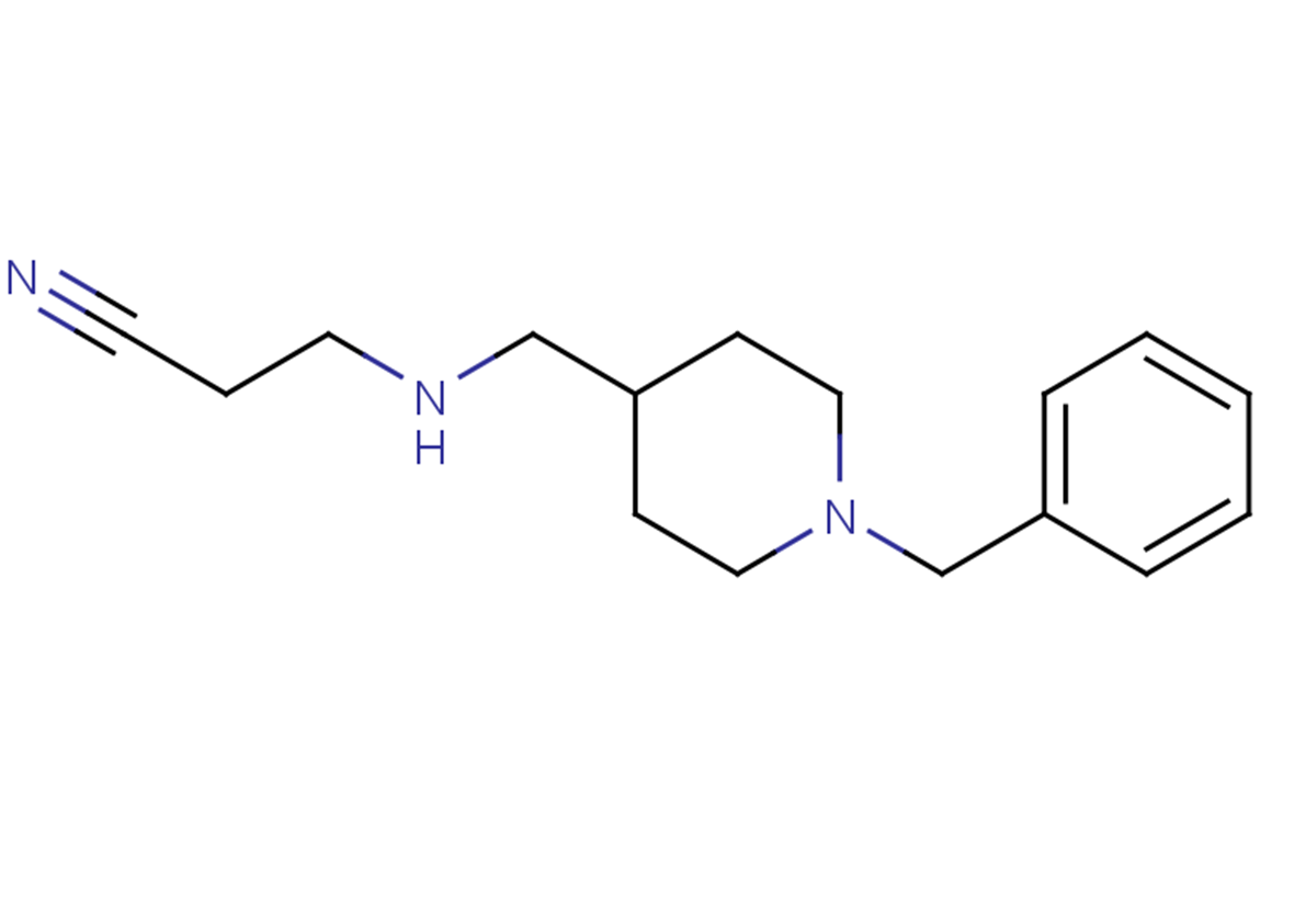 3-{[(1-benzylpiperidin-4-yl)methyl]amino}propanenitrile