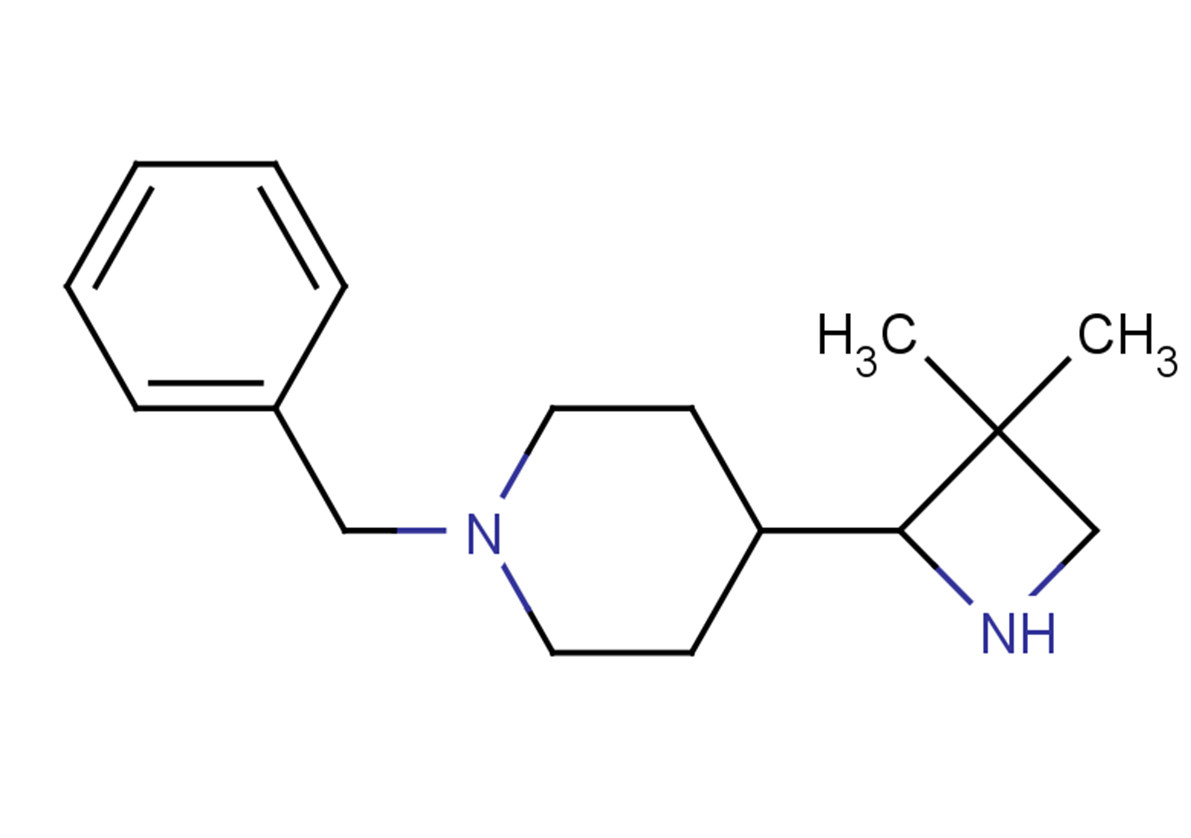 1-benzyl-4-(3,3-dimethylazetidin-2-yl)piperidine