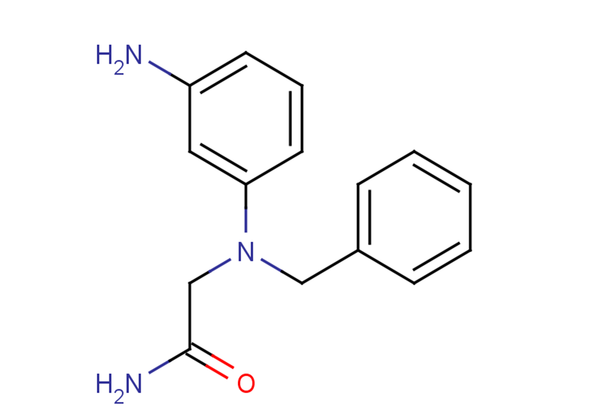 2-[(3-aminophenyl)(benzyl)amino]acetamide