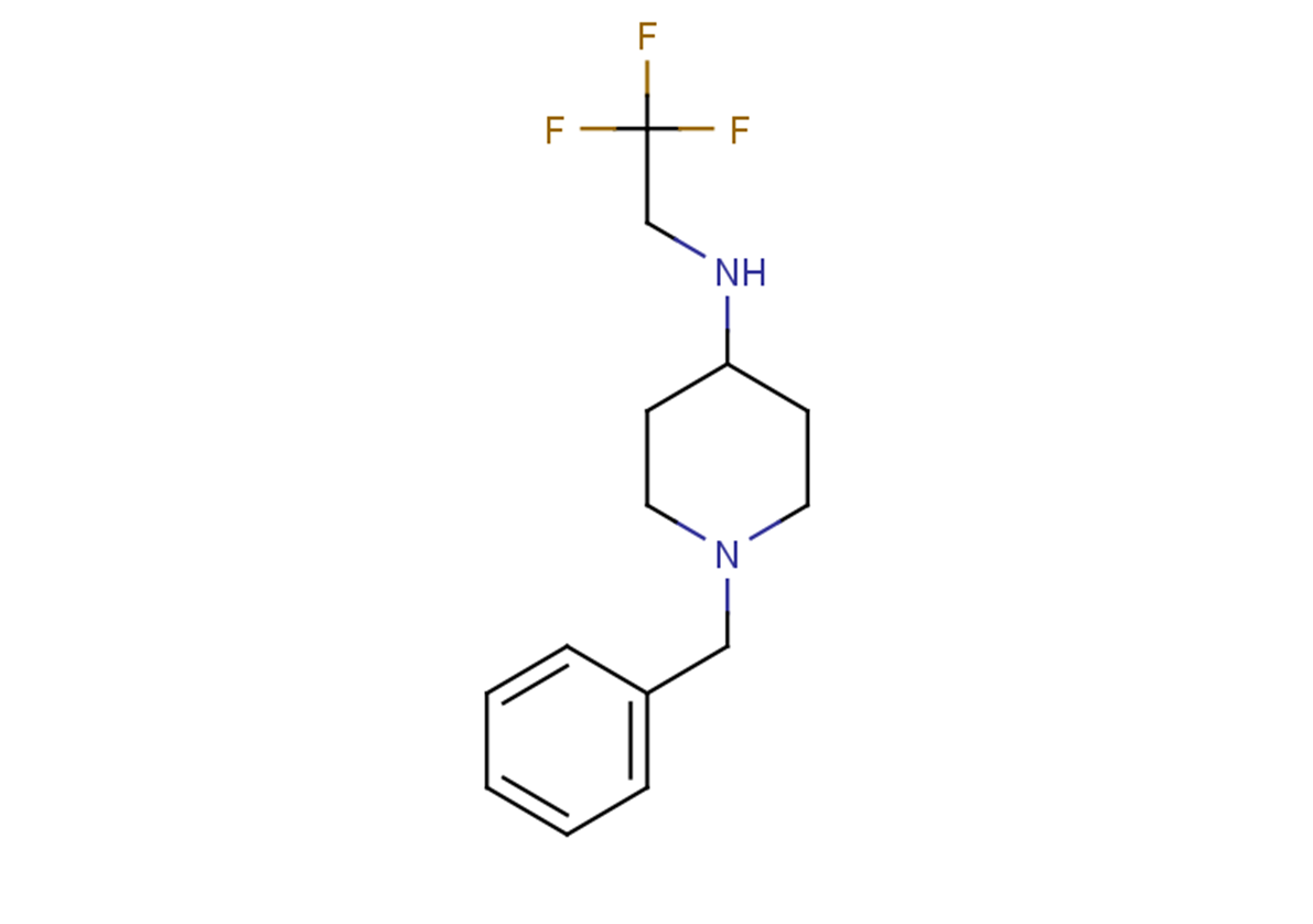 1-benzyl-N-(2,2,2-trifluoroethyl)piperidin-4-amine