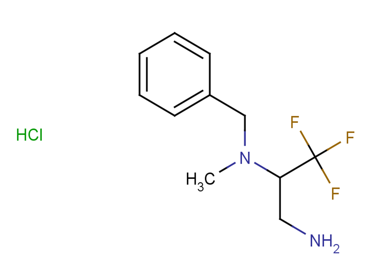 (3-amino-1,1,1-trifluoropropan-2-yl)(benzyl)methylamine hydrochloride