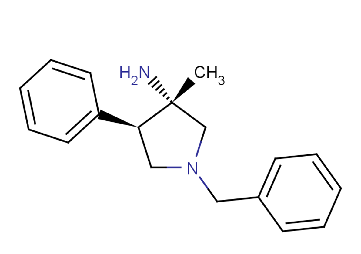 (3S,4R)-1-benzyl-3-methyl-4-phenylpyrrolidin-3-amine